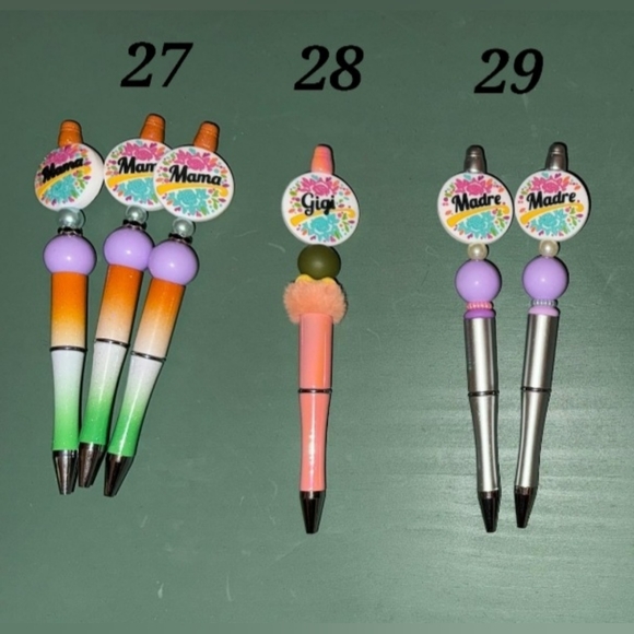 Handmade Colorful "Mom" Novelty Pens - Choose One - Picture 8 of 9